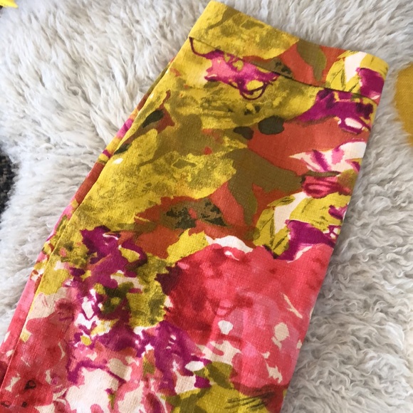 J. Crew petite floral pencil skirt - Picture 9 of 10